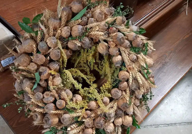 Kostel v barvách sklizně