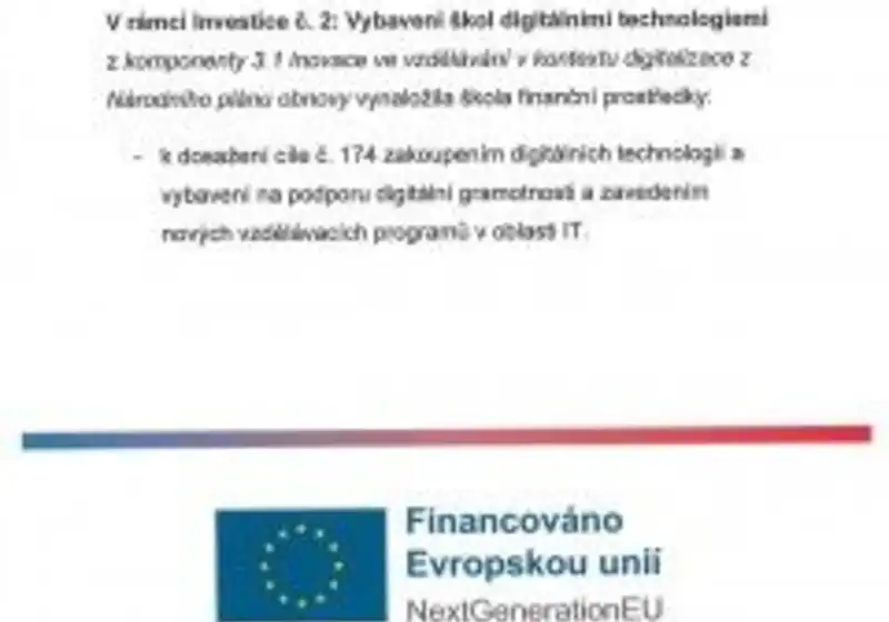 Digitalizujeme školu – NPO
