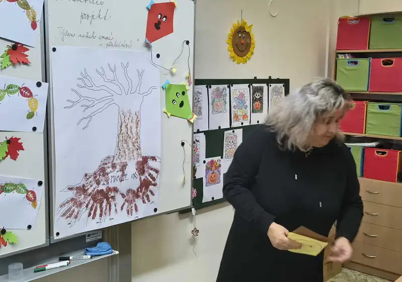 Celoškolní projekt "Týden našich emocí a přátelství" 3.den listy emocí